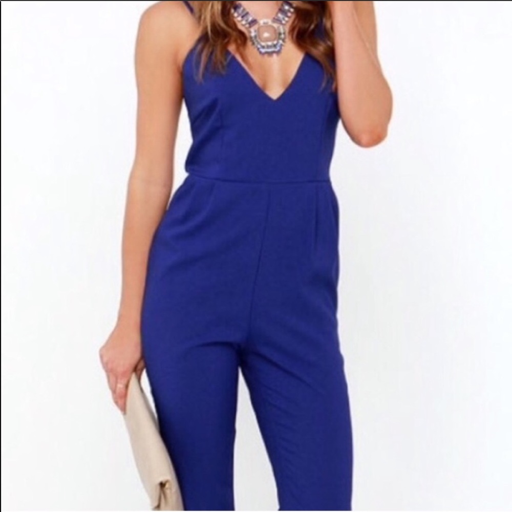 Royal Blue Jumpsuit